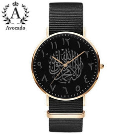 Avocado Luxury Brand Men'S Watches Black Arabic Quartz Watch Rose Gold Stainless Steel Mesh With Simple Clock Reloj Masculino