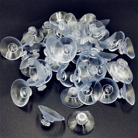 CNCRAFT 20mm 20PCS/lot High-end Sucker Suction Cups Mushroom Head Suckers Cup Button Transparent