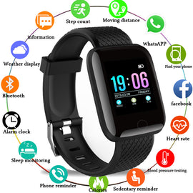 D13 Men Smart Watch For Android Apple Phone Heart Rate Tracker Blood Pressure Oxygen Waterproof Sport Smartwatch Women