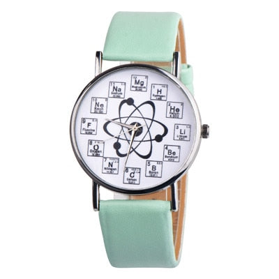 Fashion New 1pc OKTIME Chemistry Watch with Chemical Elements Letter watches For Ladies Women Quartz Watch Montres