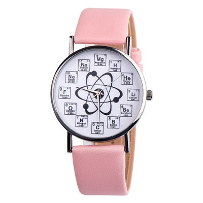 Fashion New 1pc OKTIME Chemistry Watch with Chemical Elements Letter watches For Ladies Women Quartz Watch Montres