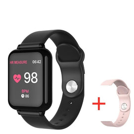 696 new B57 color large screen smart bracelet heart rate blood pressure blood oxygen monitoring multi-sports mode smart watch