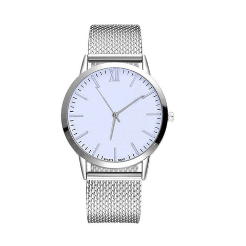 Luxury Watch Women Dress Bracelet Watch Women Silica Gel Mesh Belt Casual Watch Geneva Simple Fashion 2019 Mesh Belt Watch Q