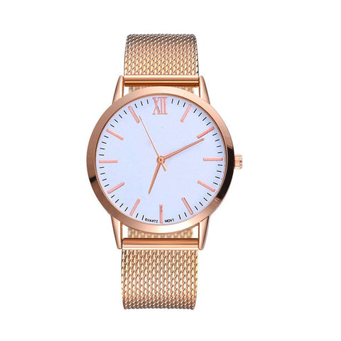 Luxury Watch Women Dress Bracelet Watch Women Silica Gel Mesh Belt Casual Watch Geneva Simple Fashion 2019 Mesh Belt Watch Q