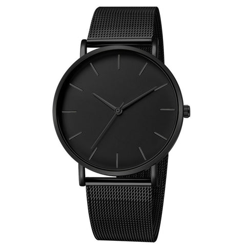 Men Watch Men Mesh Belt ultra-thin Minimalist Sport relogio masculino 2019 Men's Watches Male Clock relogio Free Shipping