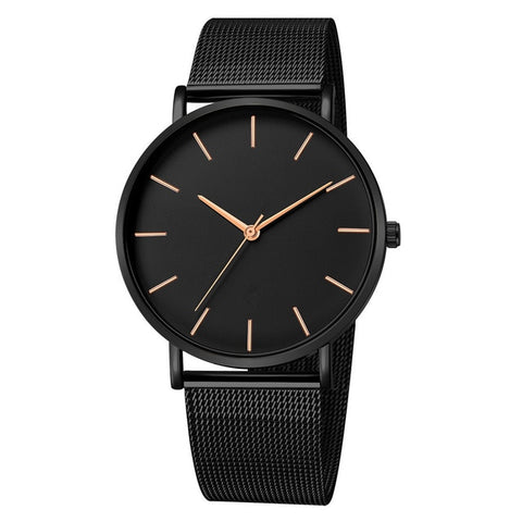 Men Watch Men Mesh Belt ultra-thin Minimalist Sport relogio masculino 2019 Men's Watches Male Clock relogio Free Shipping