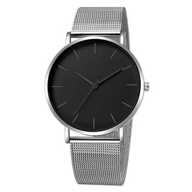 Men Watch Men Mesh Belt ultra-thin Minimalist Sport relogio masculino 2019 Men's Watches Male Clock relogio Free Shipping