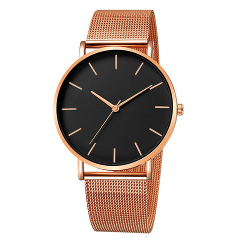 Men Watch Men Mesh Belt ultra-thin Minimalist Sport relogio masculino 2019 Men's Watches Male Clock relogio Free Shipping