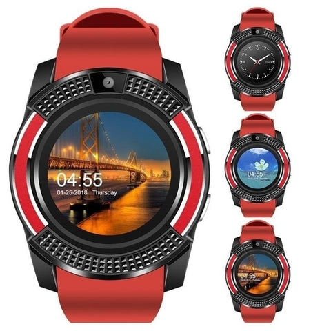 Smart Watch Men Bluetooth Sport Watches Women Ladies Rel Gio Smartwatch with Camera Sim Card Slot Android Phone PK DZ09 Y1 A1