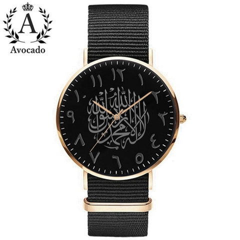 Avocado Luxury Brand Men'S Watches Black Arabic Quartz Watch Rose Gold Stainless Steel Mesh With Simple Clock Reloj Masculino