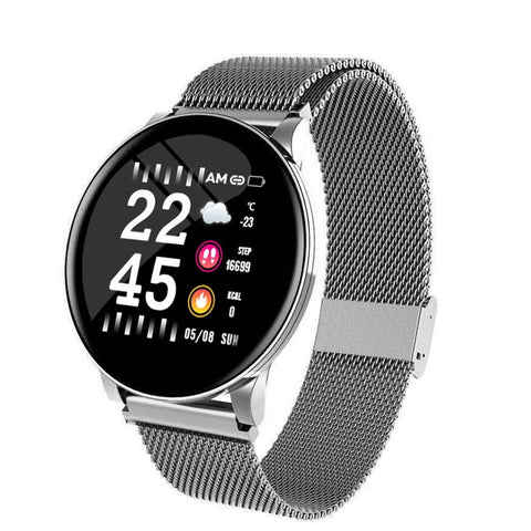 W8 Smart Watch Waterproof Men Women Blood Pressure Heart Rate Activity Tracker Pedometer Sport Fitness Smartwatch On Android IOS