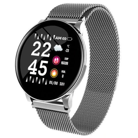 W8 Smart Watch Waterproof Men Women Blood Pressure Heart Rate Activity Tracker Pedometer Sport Fitness Smartwatch On Android IOS