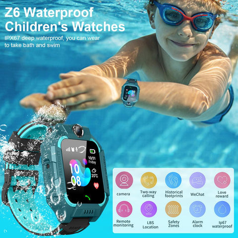 Smart Watch IP67 Deep Waterproof 2G GPS Tracker SOS Call Localization Reminder For Kids Children For Android 4.4 IOS 9 Or Above