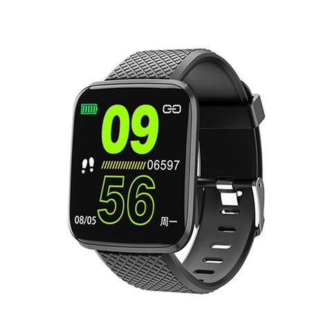 New 116 Pro / Plus2 UI Update Smart Watch HR Blood Pressure Monitor Multi Sports Reminder Fitness Smart Watch for Dropshipping