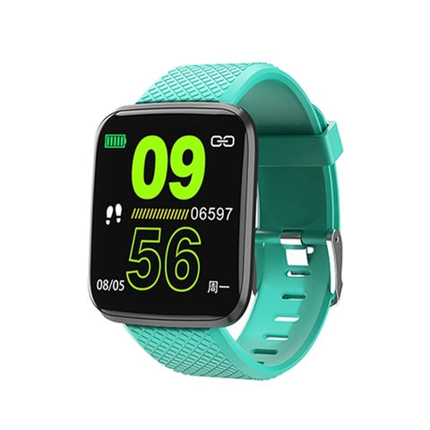 New 116 Pro / Plus2 UI Update Smart Watch HR Blood Pressure Monitor Multi Sports Reminder Fitness Smart Watch for Dropshipping