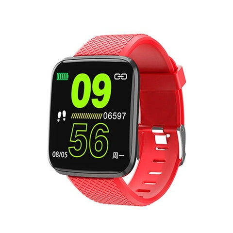 New 116 Pro / Plus2 UI Update Smart Watch HR Blood Pressure Monitor Multi Sports Reminder Fitness Smart Watch for Dropshipping