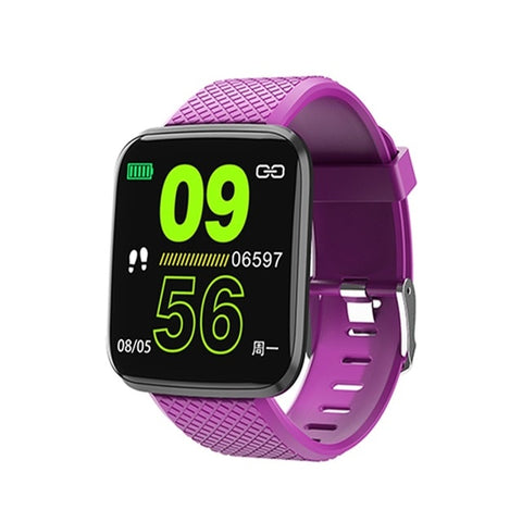 New 116 Pro / Plus2 UI Update Smart Watch HR Blood Pressure Monitor Multi Sports Reminder Fitness Smart Watch for Dropshipping