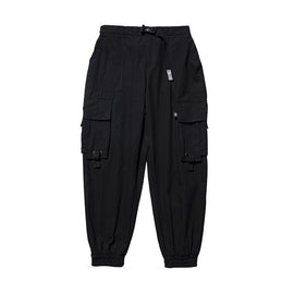 UNSETTLE 2019 Japanese Side Pocket Cargo Harem Pants Mens Casual Jogger Streetwear Hip Hop Streetwear Trousers Male