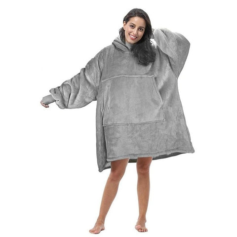 Winter Oversized Hoodie Women Sweatshirts TV Blanket Hoodies Soft Outdoor Hooded Coats For Adult or Child Blanket Sudadera Mujer