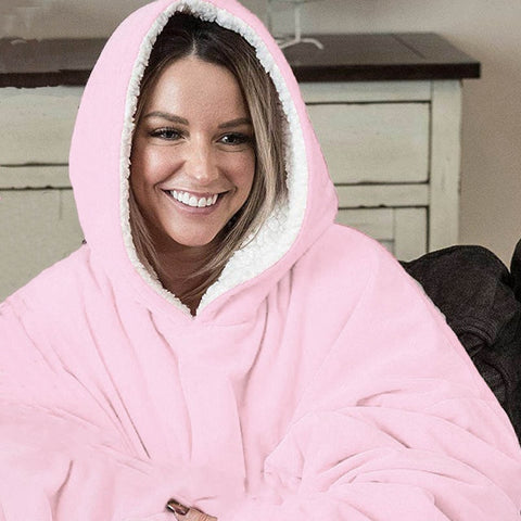 Winter Oversized Hoodie Women Sweatshirts TV Blanket Hoodies Soft Outdoor Hooded Coats For Adult or Child Blanket Sudadera Mujer