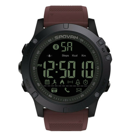2019 T1 Waterproof Bluetooth Smart Watch Women Men Sport Military Grade Super Tough Tact Outdoor Smart Bracelet Band Passometer