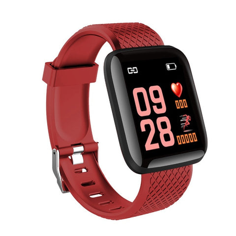 Kids Sports Pedometer Fitness Smart Watch Wristband Blood Pressure Heart Rate Call Message Reminder Children Smartwatch Android