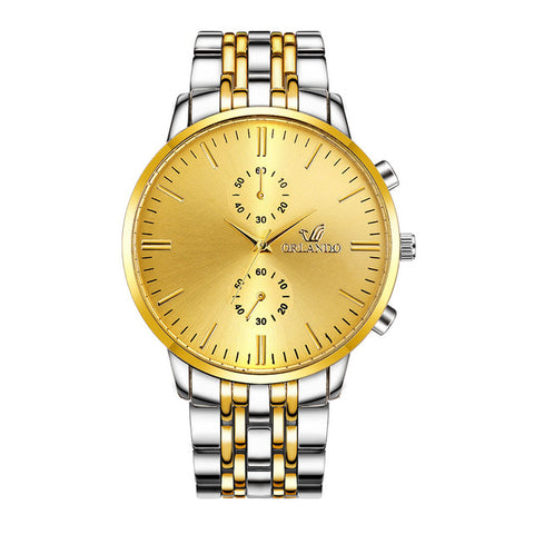 Men's Wrist Watches 2018 Luxury Brand Orlando Mens Quartz Watches Men Business Male Clock Gentlemen Casual Fashion Wristwatch