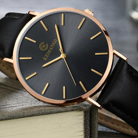 2018 New Fashion KEMANQI Watches 6.5mm Ultra-thin Men's Watch Simple Business Men Quartz Watches Male Clock relogio masculino