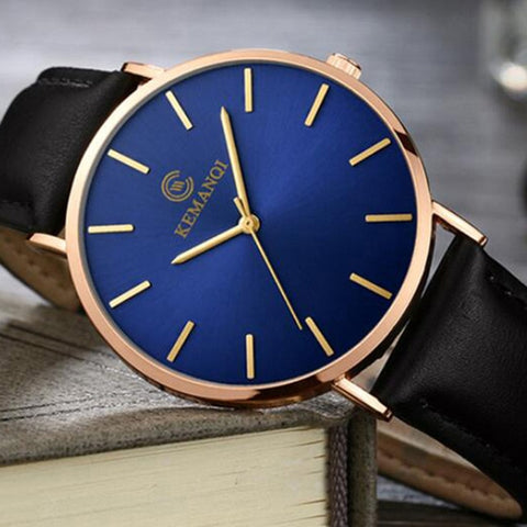 2018 New Fashion KEMANQI Watches 6.5mm Ultra-thin Men's Watch Simple Business Men Quartz Watches Male Clock relogio masculino