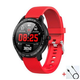 L9 ECG PPG Smart Watch Men Sports Heart Rate Bluetooth Smartwatch Waterproof IP68 Blood Pressure Oxygen Leather Watch Women