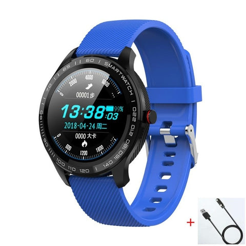 L9 ECG PPG Smart Watch Men Sports Heart Rate Bluetooth Smartwatch Waterproof IP68 Blood Pressure Oxygen Leather Watch Women