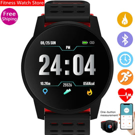 New KY108 Smart Watch IP67 Waterproof Heart Rate Monitor Blood Pressure Fitness Tracker Smartwatch GPS Sport Watch Android Ios