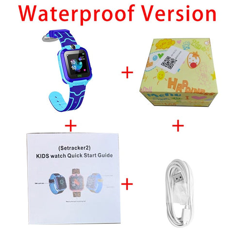 Q12 Kids Call Kids Smart Watch for Children SOS Antil-lost Waterproof Smartwatch Baby 2G SIM Card Clock Location Tracker Watches