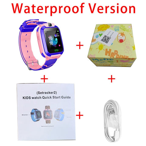 Q12 Kids Call Kids Smart Watch for Children SOS Antil-lost Waterproof Smartwatch Baby 2G SIM Card Clock Location Tracker Watches