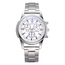 GAIETY Fashion Men's Steel Belt Analog Sport Quartz Wrist Watch Men's watch Wrist Party decoration Business Watch gif for male m