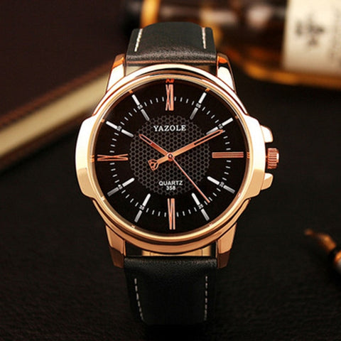 Yazole Brand Luxury Famous Men Watches Business Men's Watch Male Clock Fashion Quartz Watch Relogio Masculino reloj hombre 2019