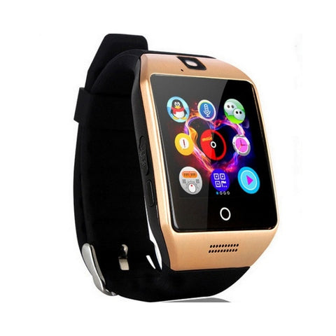 Smart Watch With Camera Q18 Bluetooth Smartwatch SIM TF Card Slot Fitness Activity Tracker Sport Watch For Android