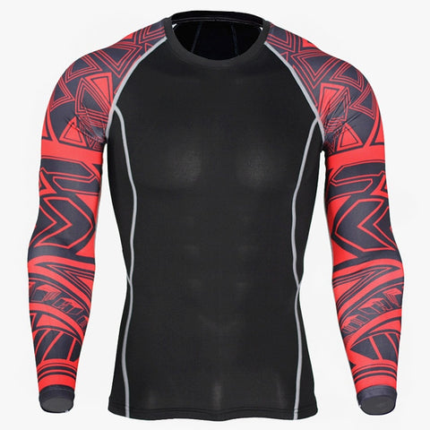 Thermal Mens Underwear   Long Sleeve Fitness Tights Men's Compression Elasticity Quick Dry Breath  Men's Thermal Underwear  4XL