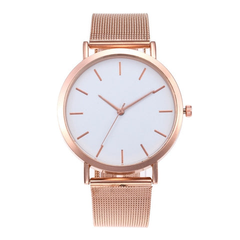 New Woman Watch Fashion Rose Gold Silver Luxury Ladies Watch For Women reloj mujer saat relogio zegarek damski Bayan Kol Saati