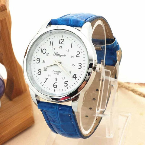 2019 Luxury Brand Watches Elegant Analog Luxury Sports Leather Strap Quartz Women Mens Wrist Watch Clock relojes para mujer A7